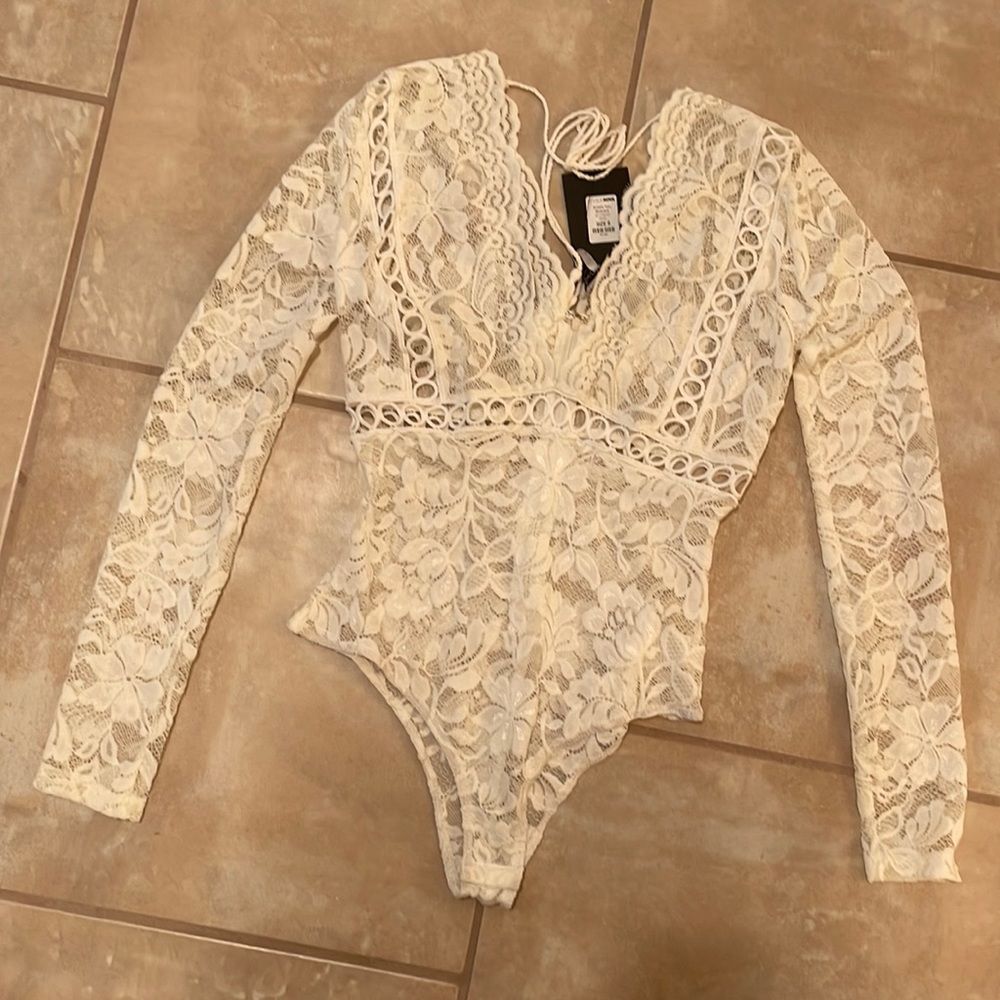 New fashion nova lace blouse bodysuit